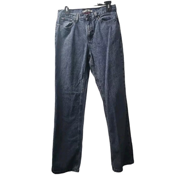 Tommy Hilfiger Jeans High Rise Straight Leg Denim Pants, Size 30 - Picture 1 of 5